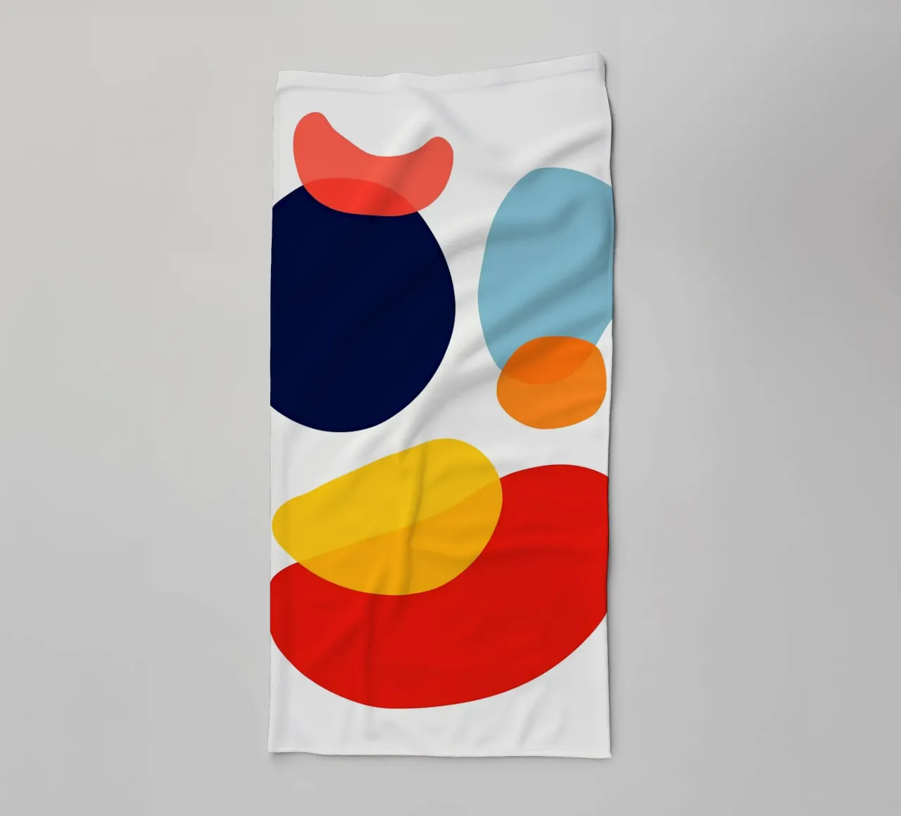 Abstract expression I towel by Anna Müller