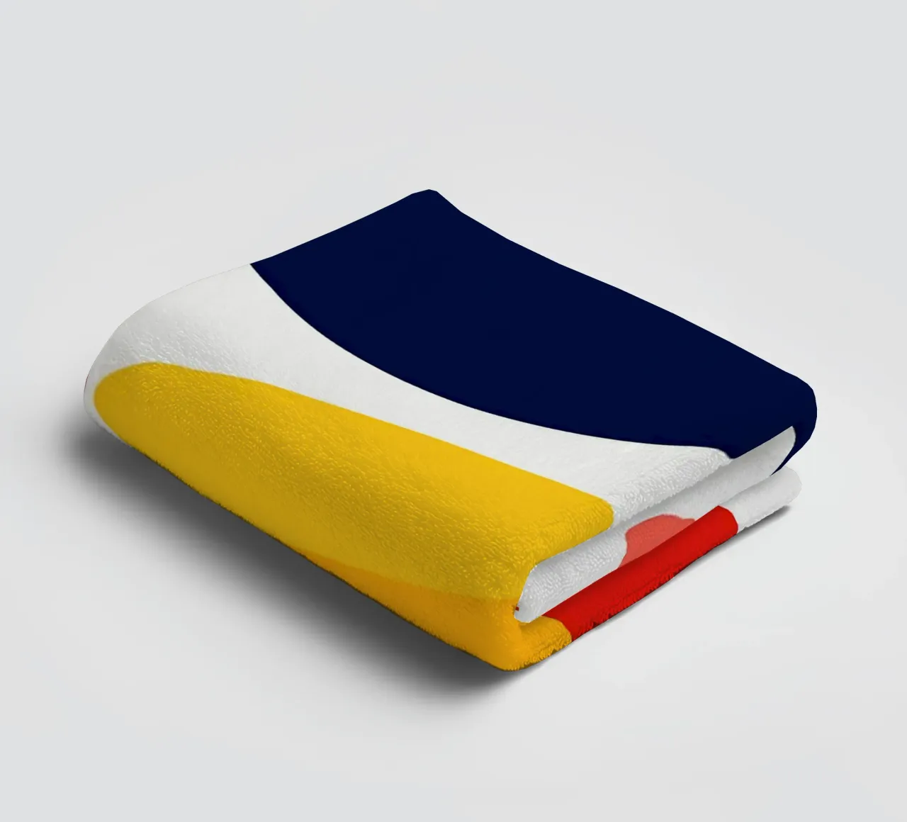 Abstract expression I towel by Anna Müller