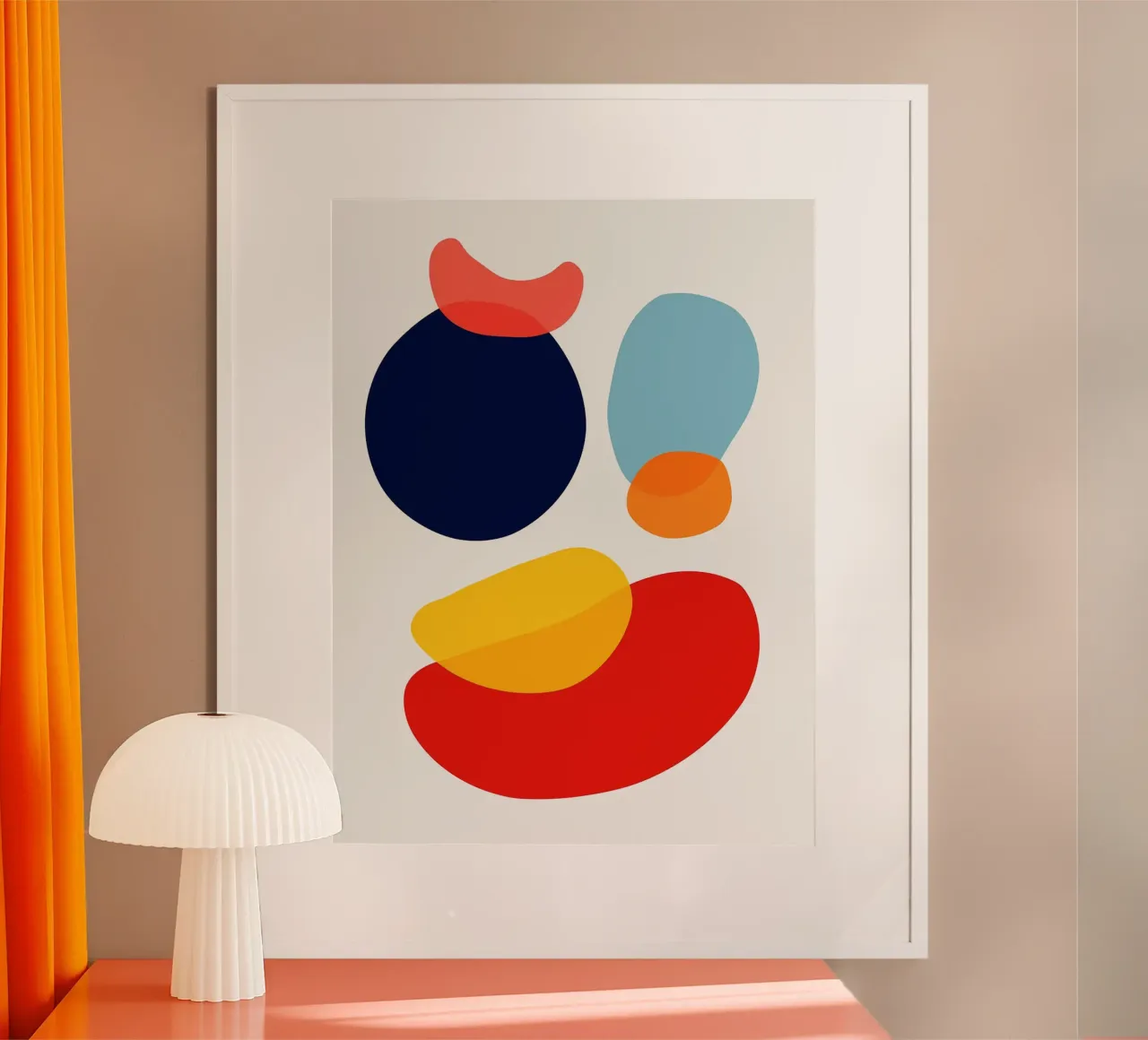 Espressione astratta I poster con telaio in plastica da Anna Müller