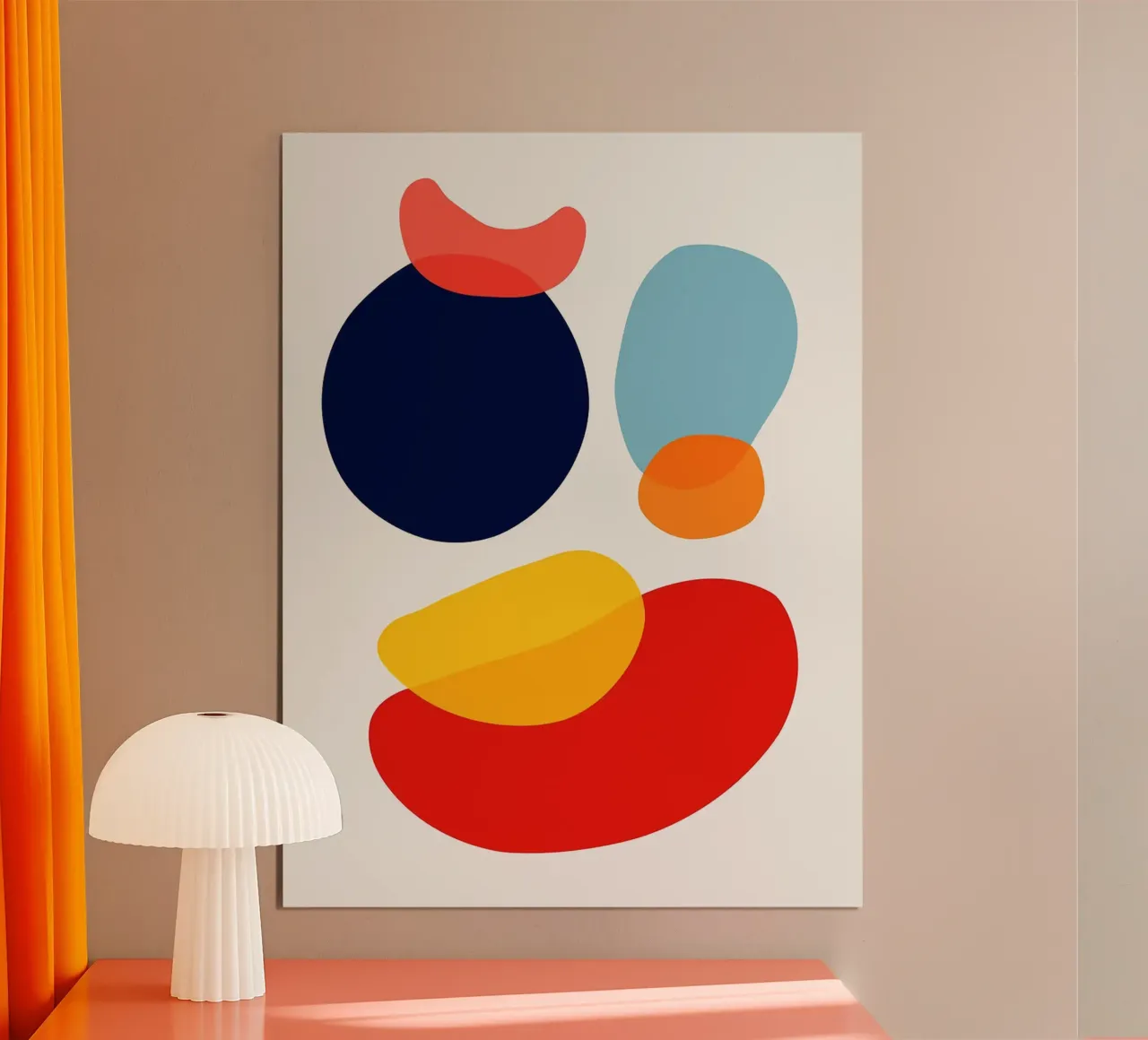 Espressione astratta I poster con telaio in plastica da Anna Müller