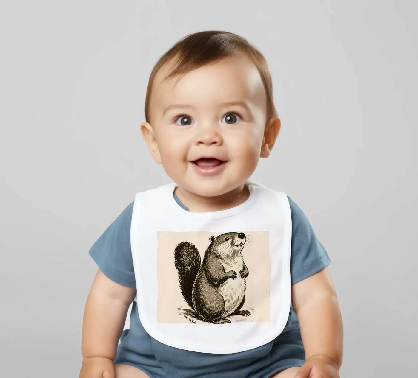 Bever baby slabbetje van knowledge