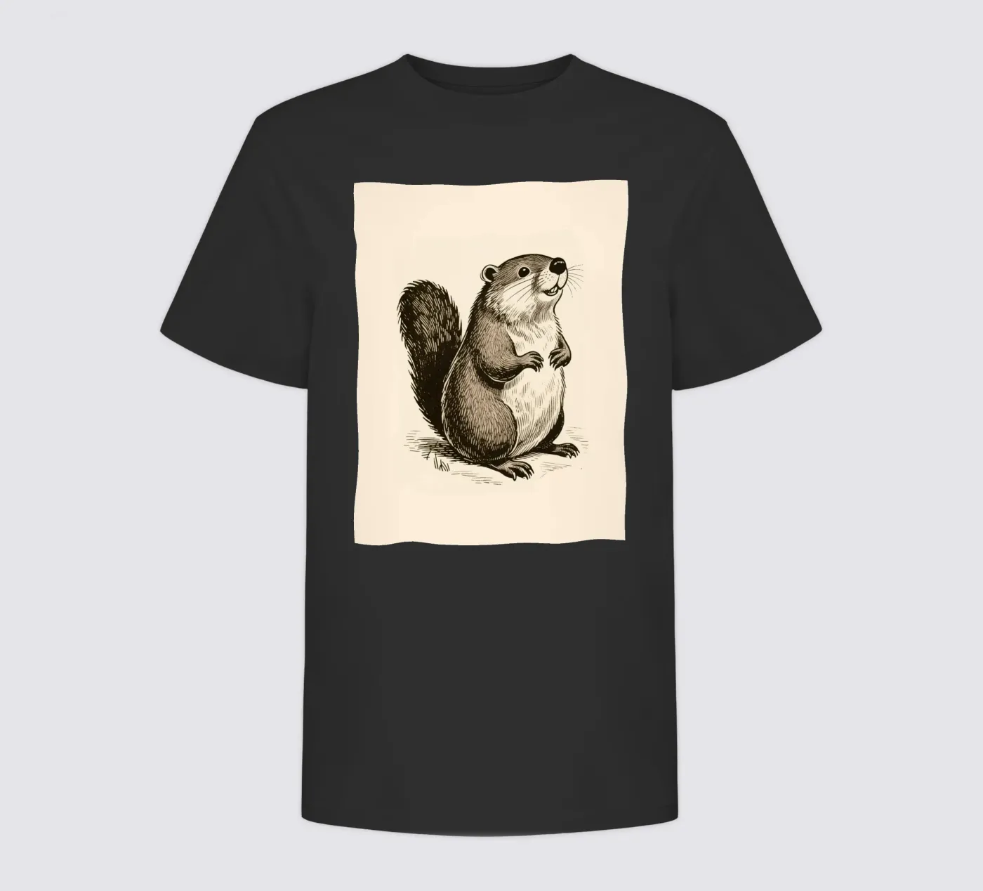Castoro t-shirt bambini da knowledge