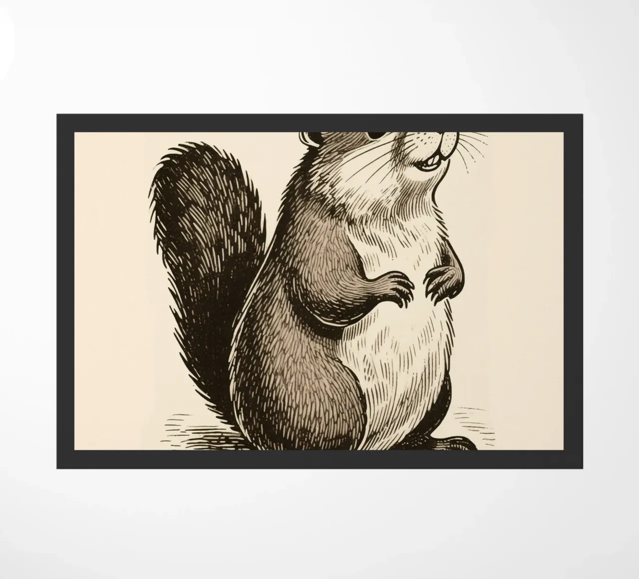 Biber Fußmatte von knowledge