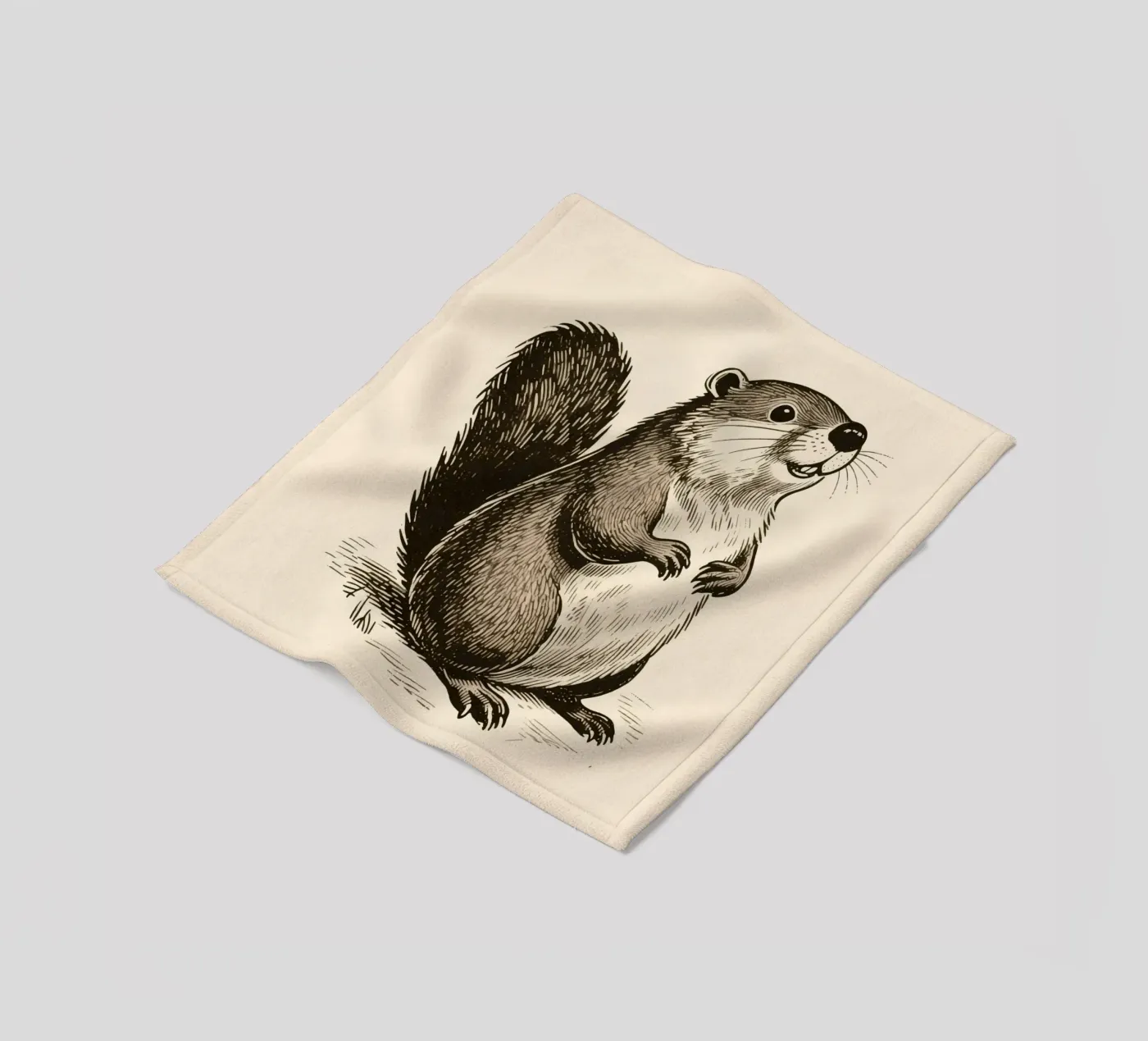 Beaver fleecedeken van knowledge