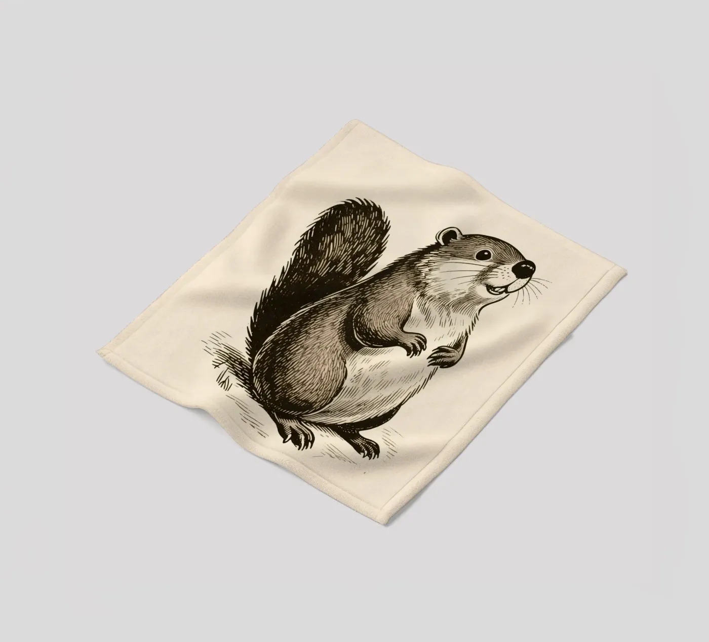 Bever fleecedeken van knowledge