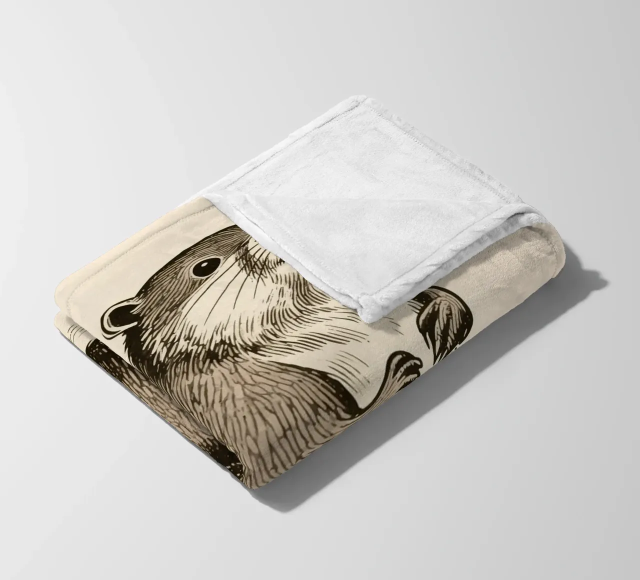 Bever fleecedeken van knowledge