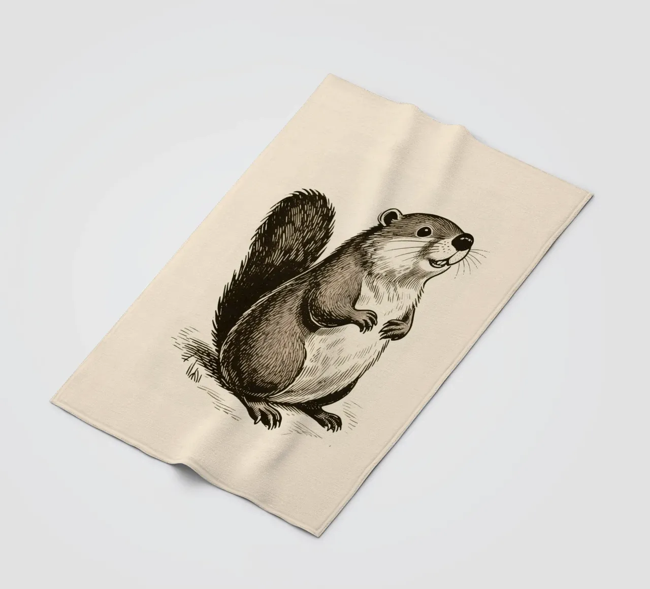 Bever fleecedeken van knowledge