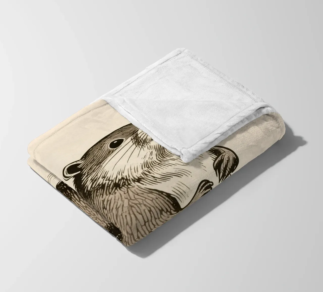 Bever fleecedeken van knowledge