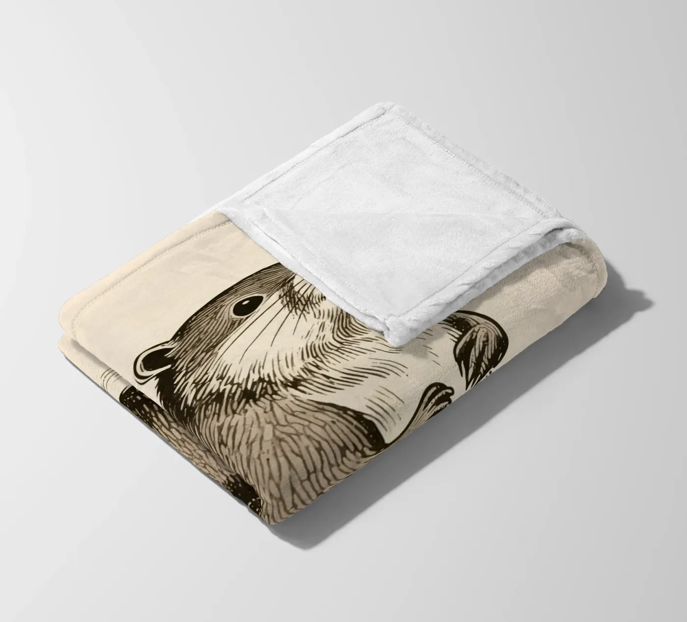 Beaver fleecedeken van knowledge