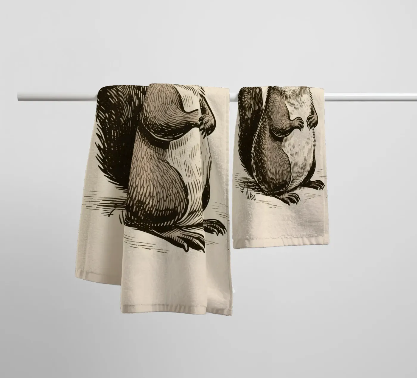 Bever badhanddoek van knowledge