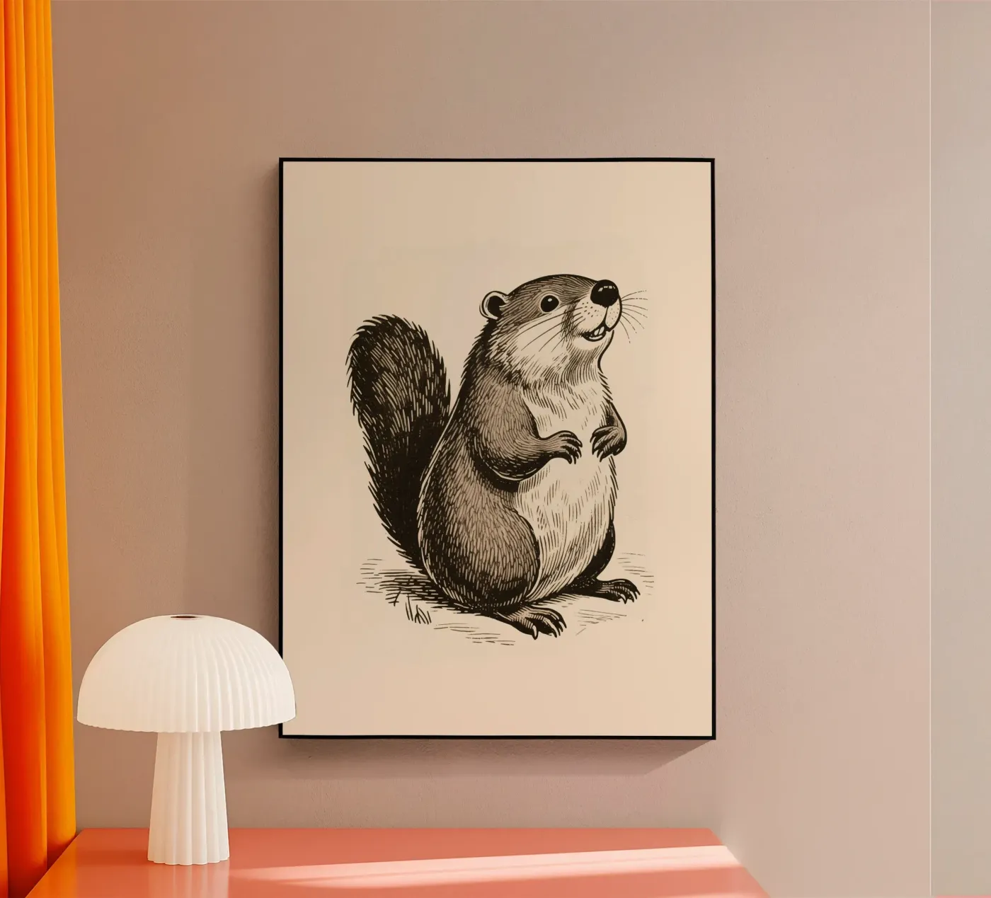 Beaver plexiglas de knowledge