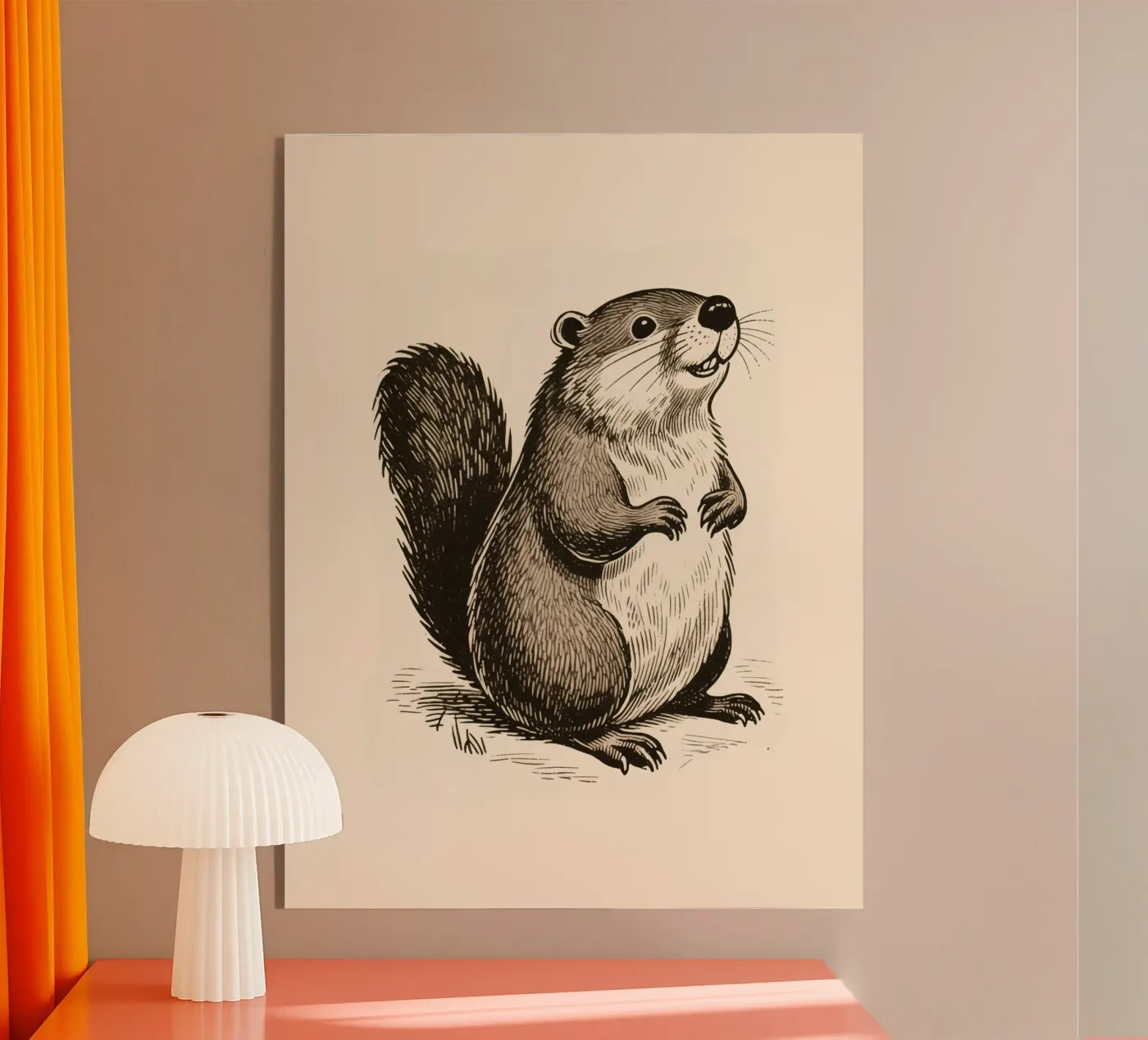 Beaver plexiglas de knowledge