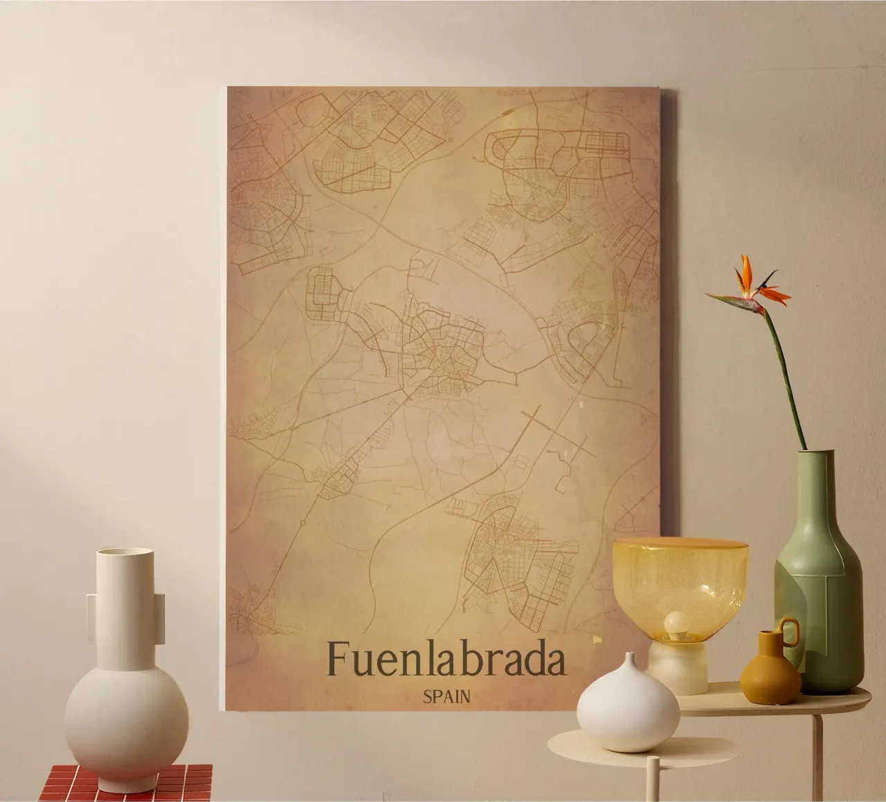 Fuenlabrada SPAIN tela con Cornice a cassetta da WorldPrint