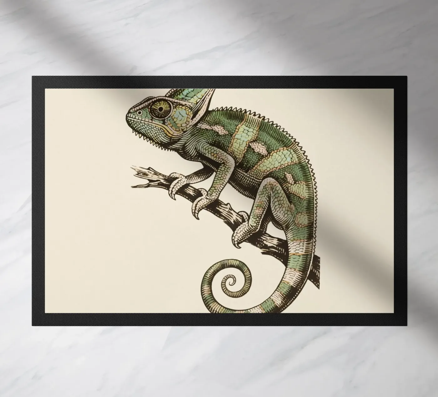 Chameleon deurmat van knowledge