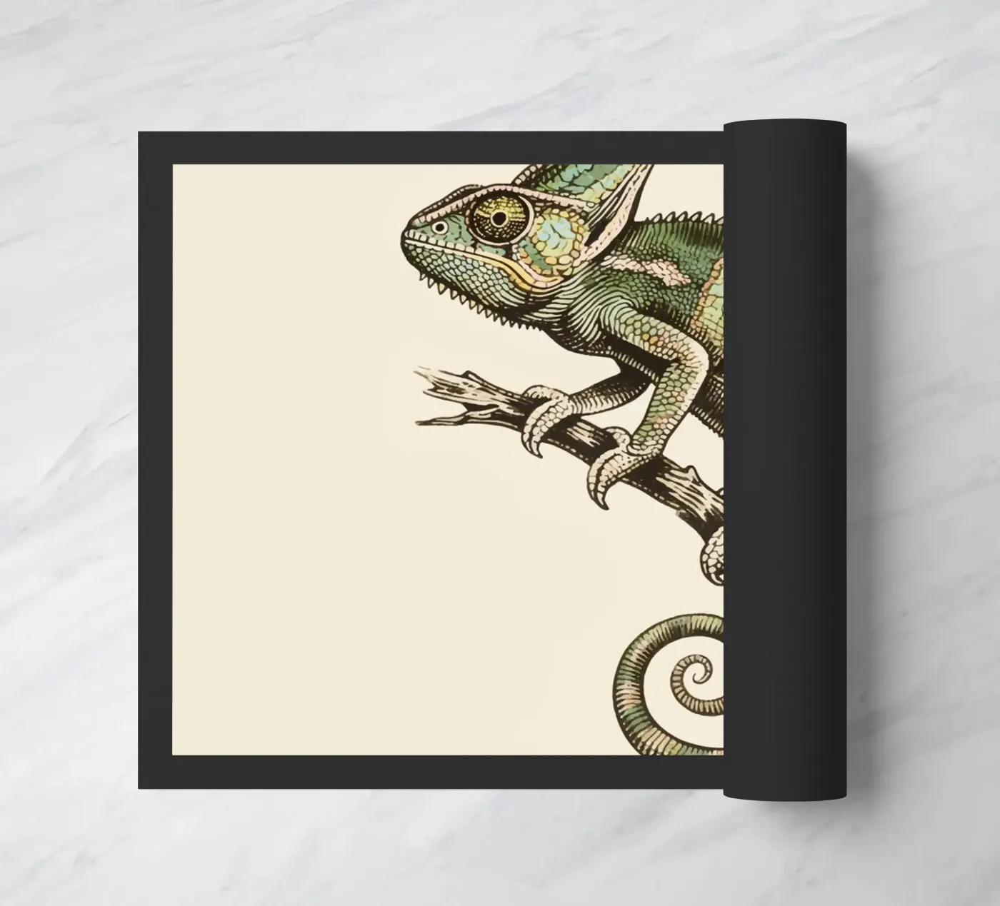 Chameleon deurmat van knowledge