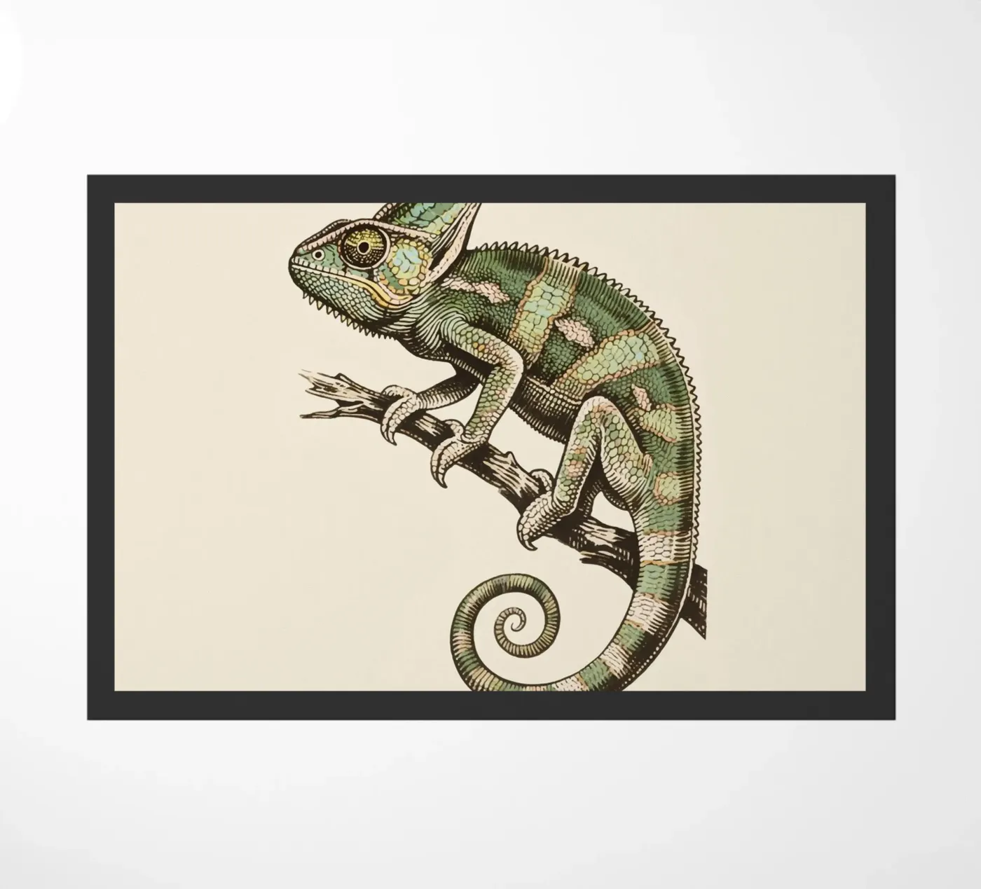 Chameleon deurmat van knowledge