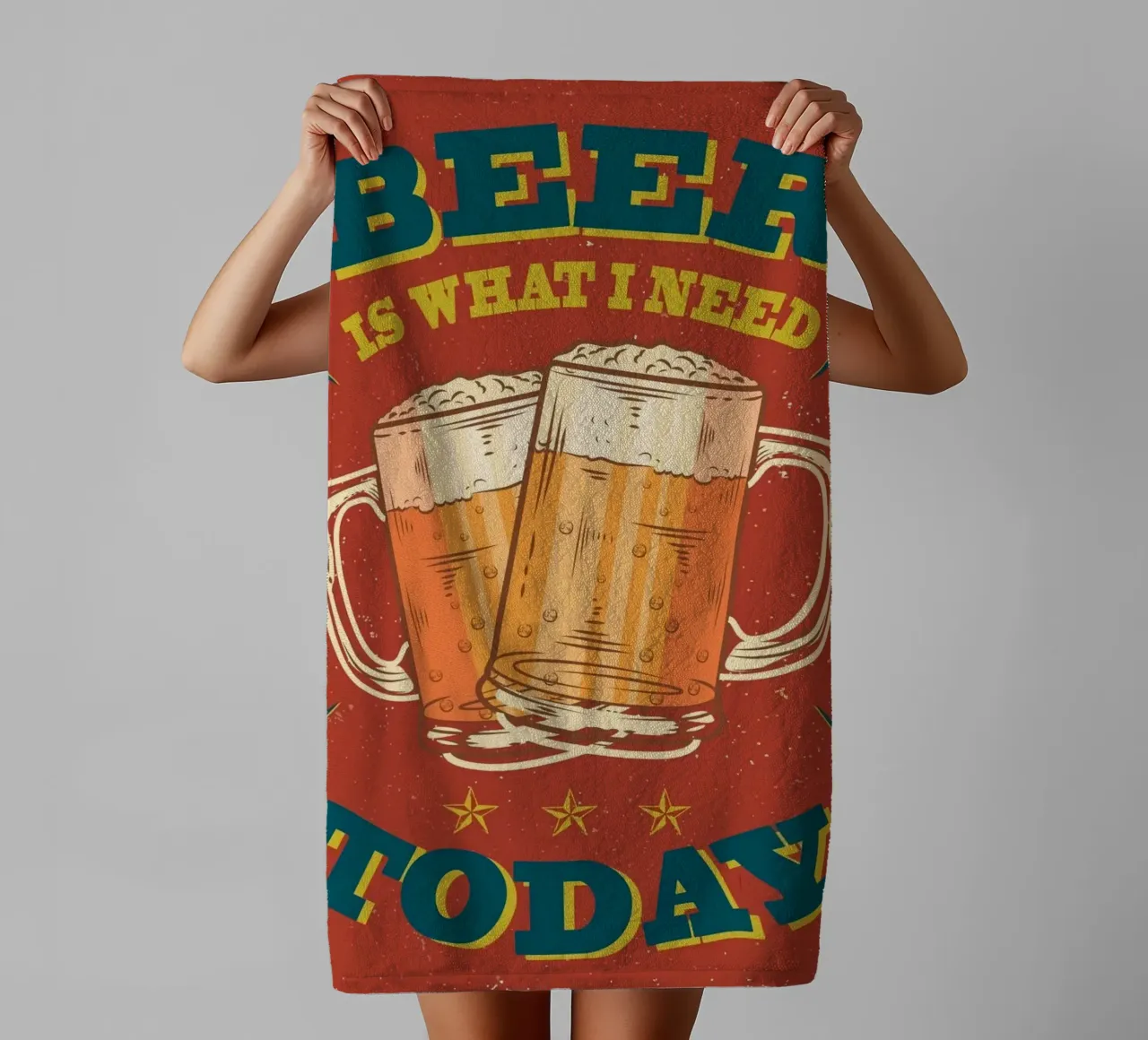 beer what i need today asciugamano da bagno da comura