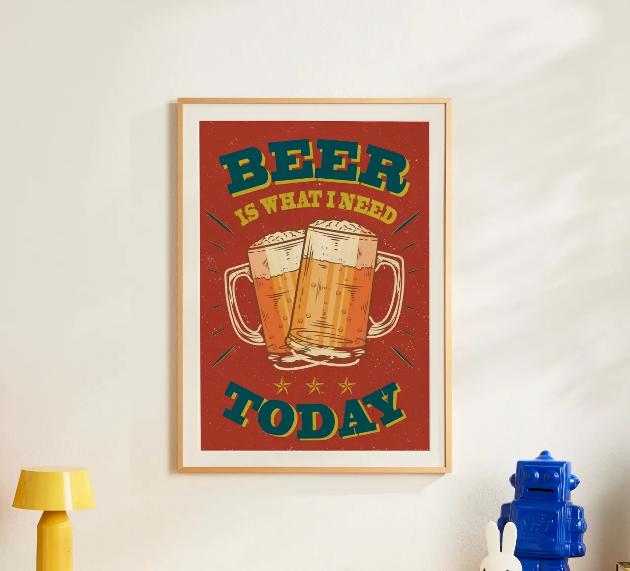 beer what i need today poster da comura