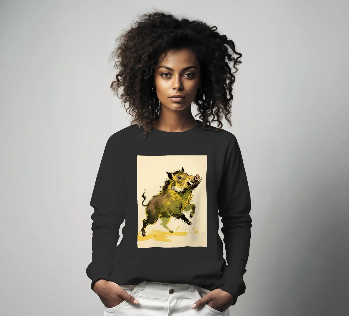 Cinghiale felpa da knowledge