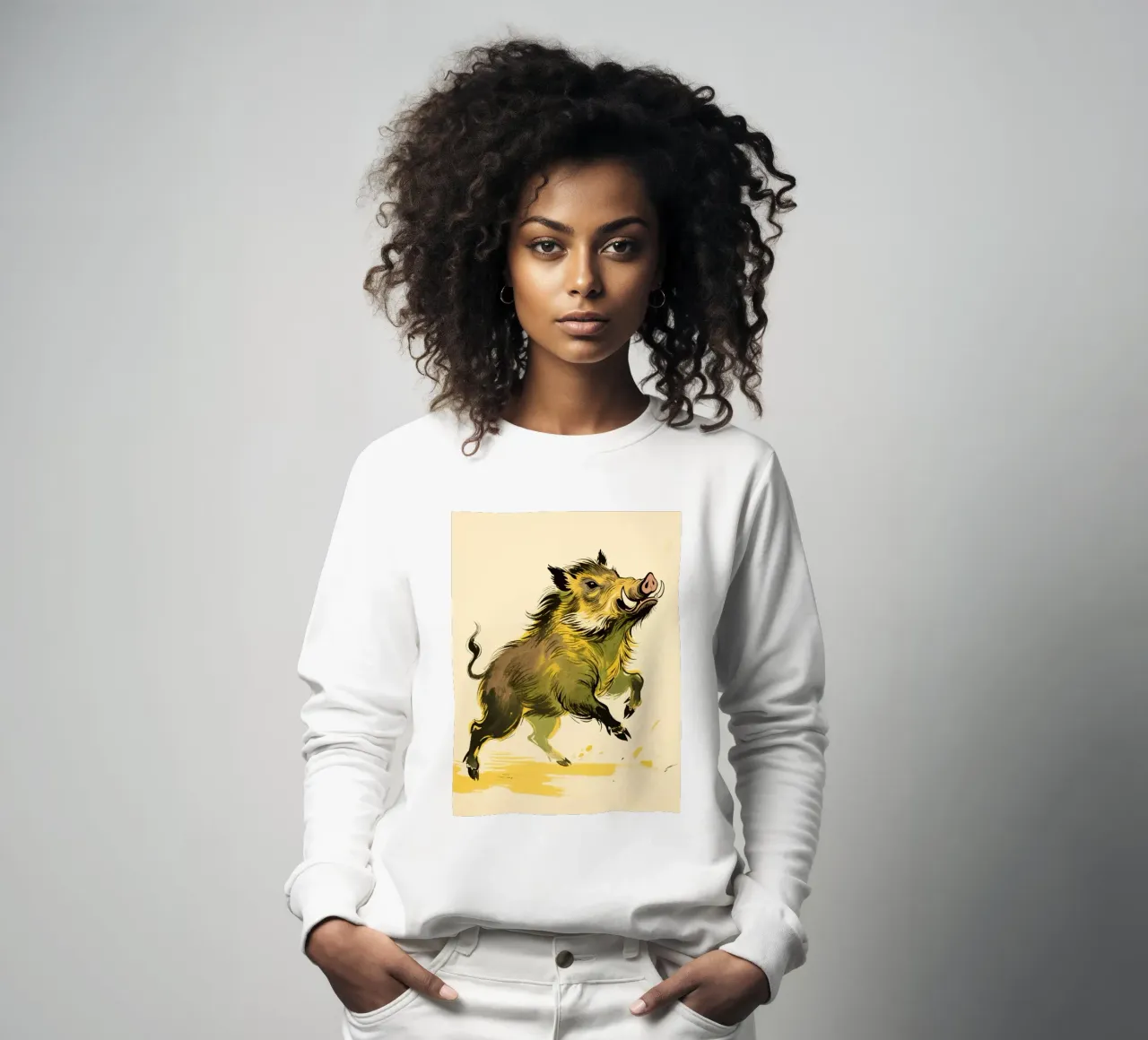 Cinghiale felpa da knowledge