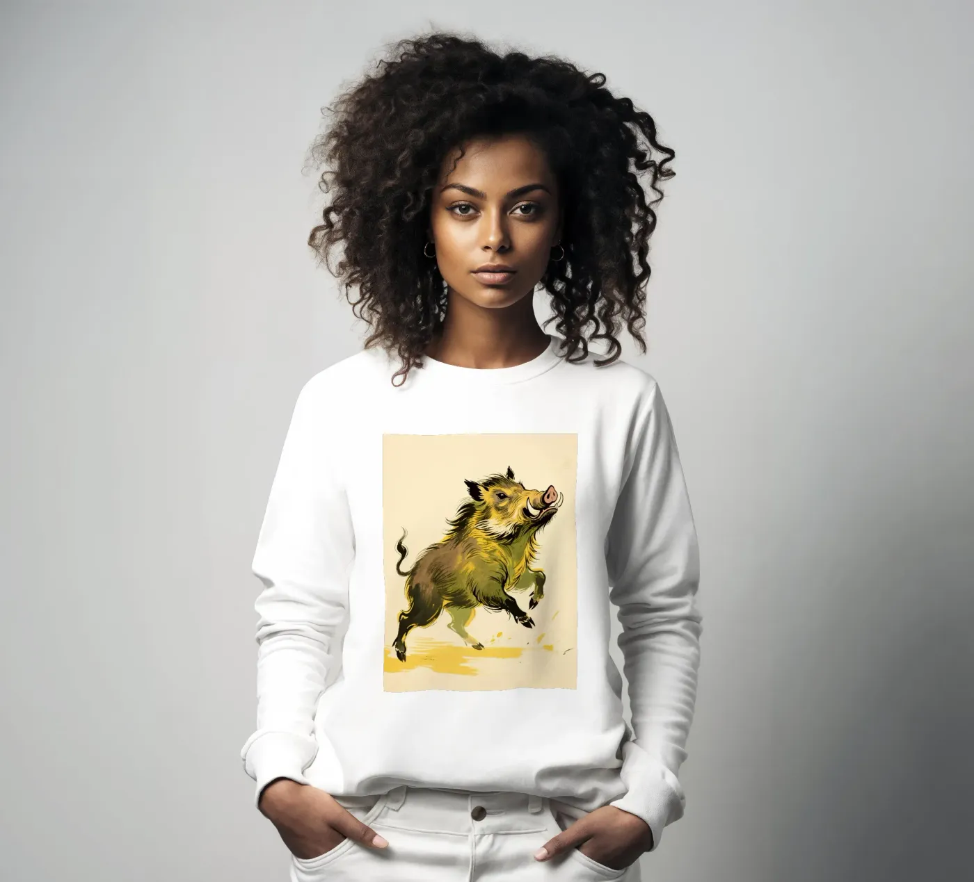 Cinghiale felpa da knowledge