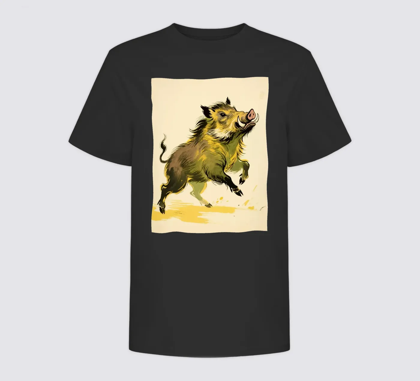 Cinghiale t-shirt bambini da knowledge