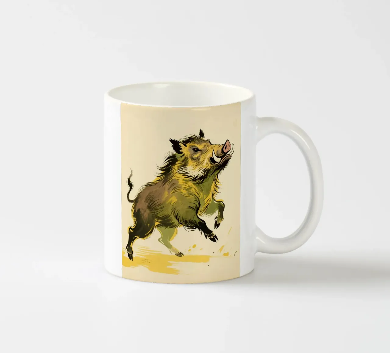 Cinghiale tazza in ceramica da knowledge