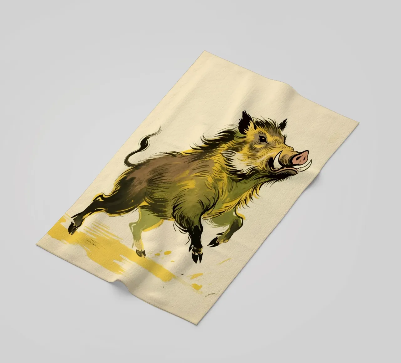 Cinghiale telo mare da knowledge