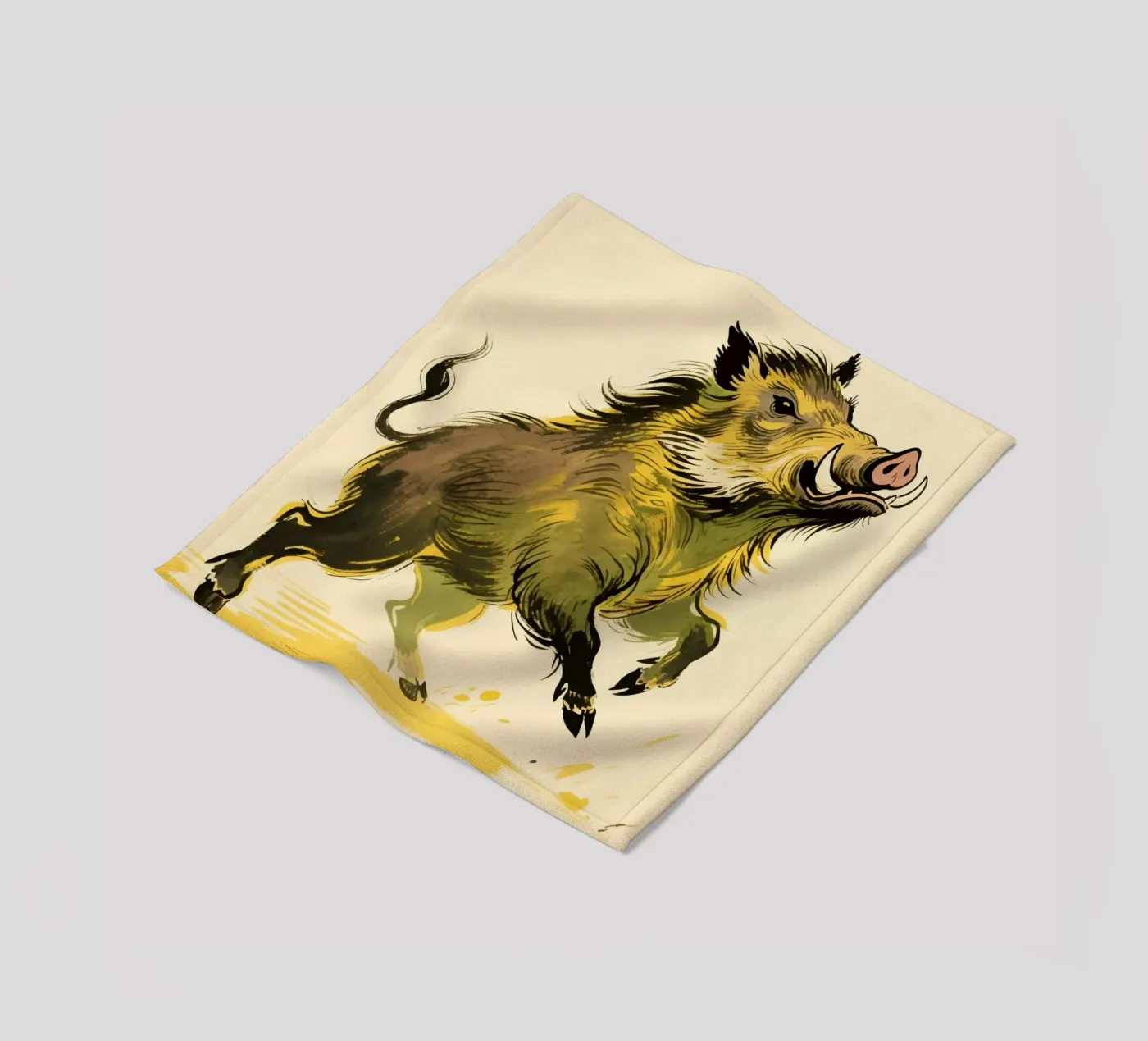 Cinghiale coperta in pile da knowledge