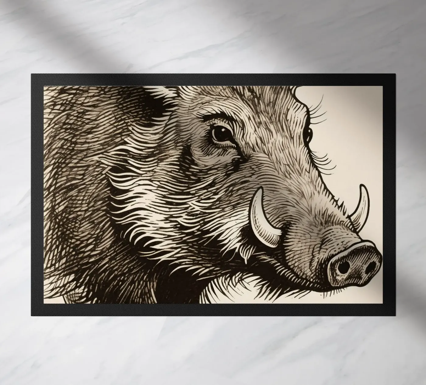 Hog doormat by knowledge