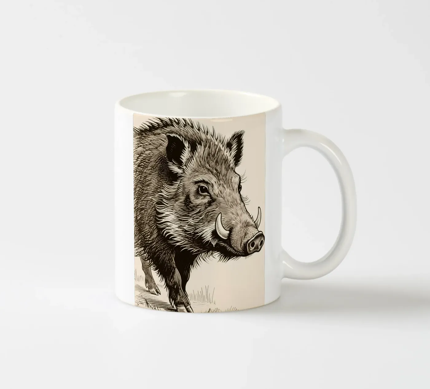 Hog ceramic mug by knowledge