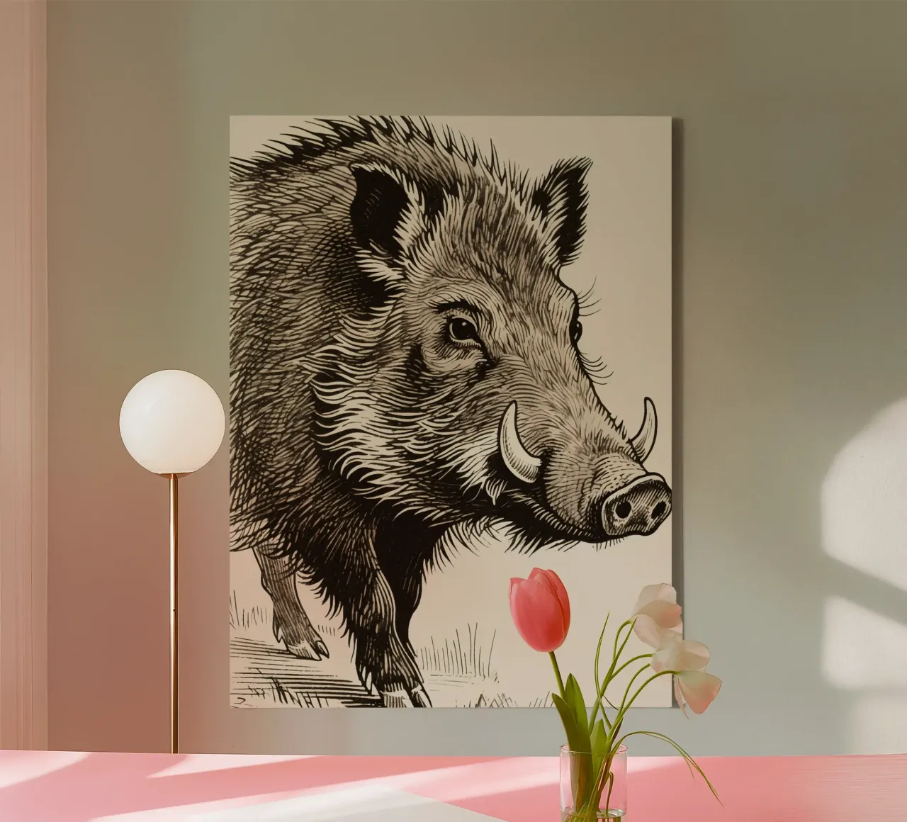Varken canvas met Baklijst van knowledge