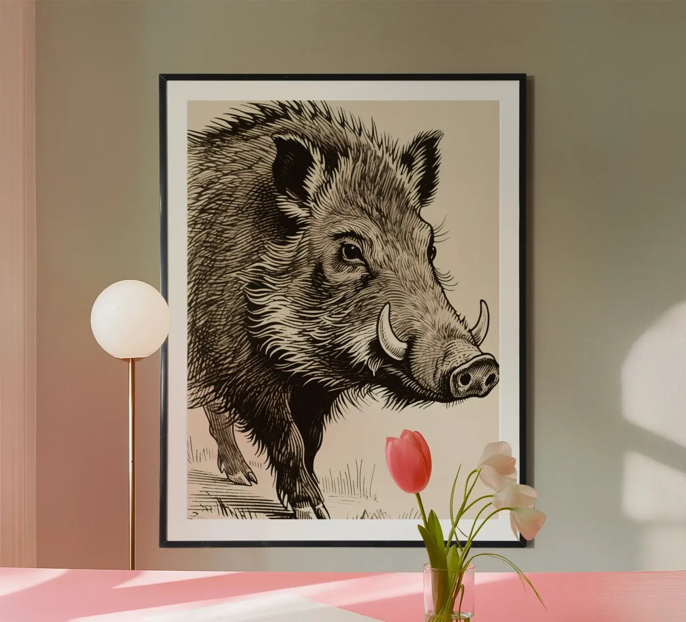 Schwein Poster von knowledge
