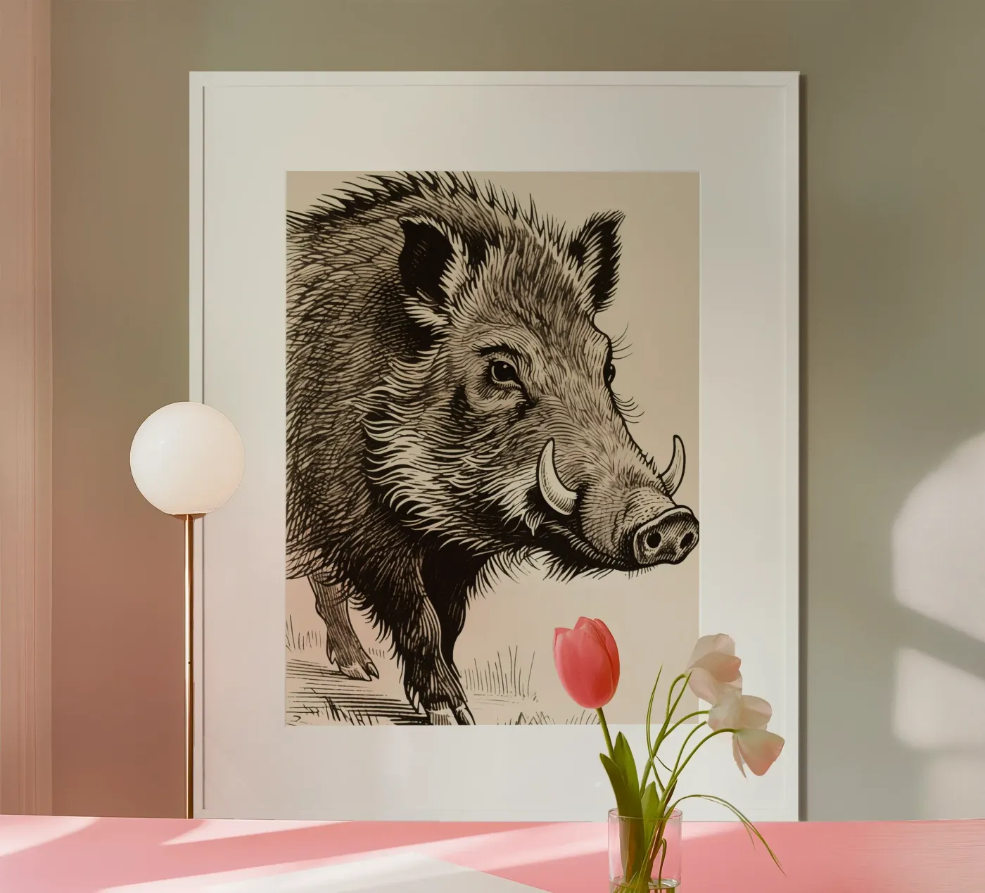 Schwein Poster von knowledge