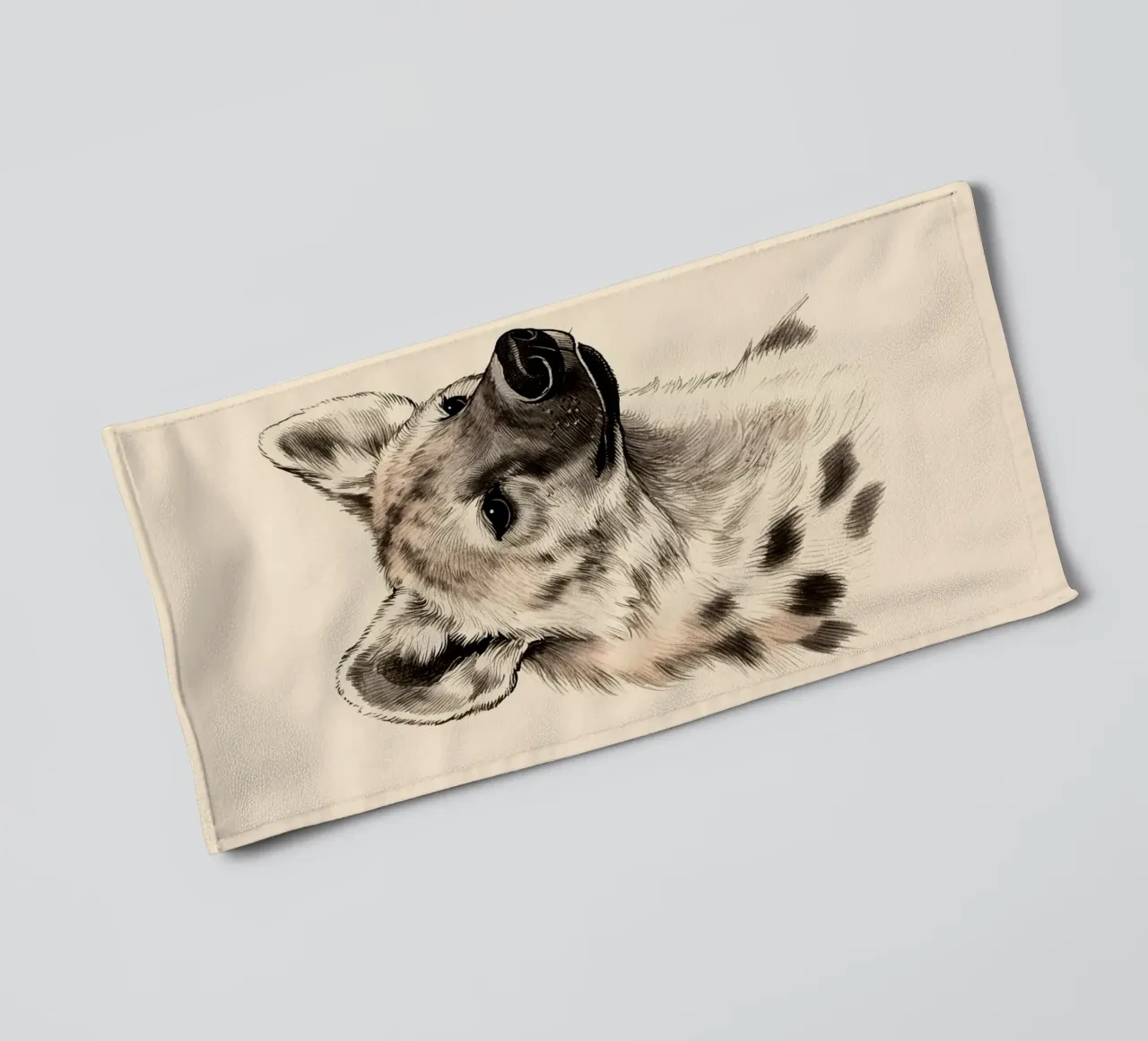 Hyäne Handtuch von knowledge