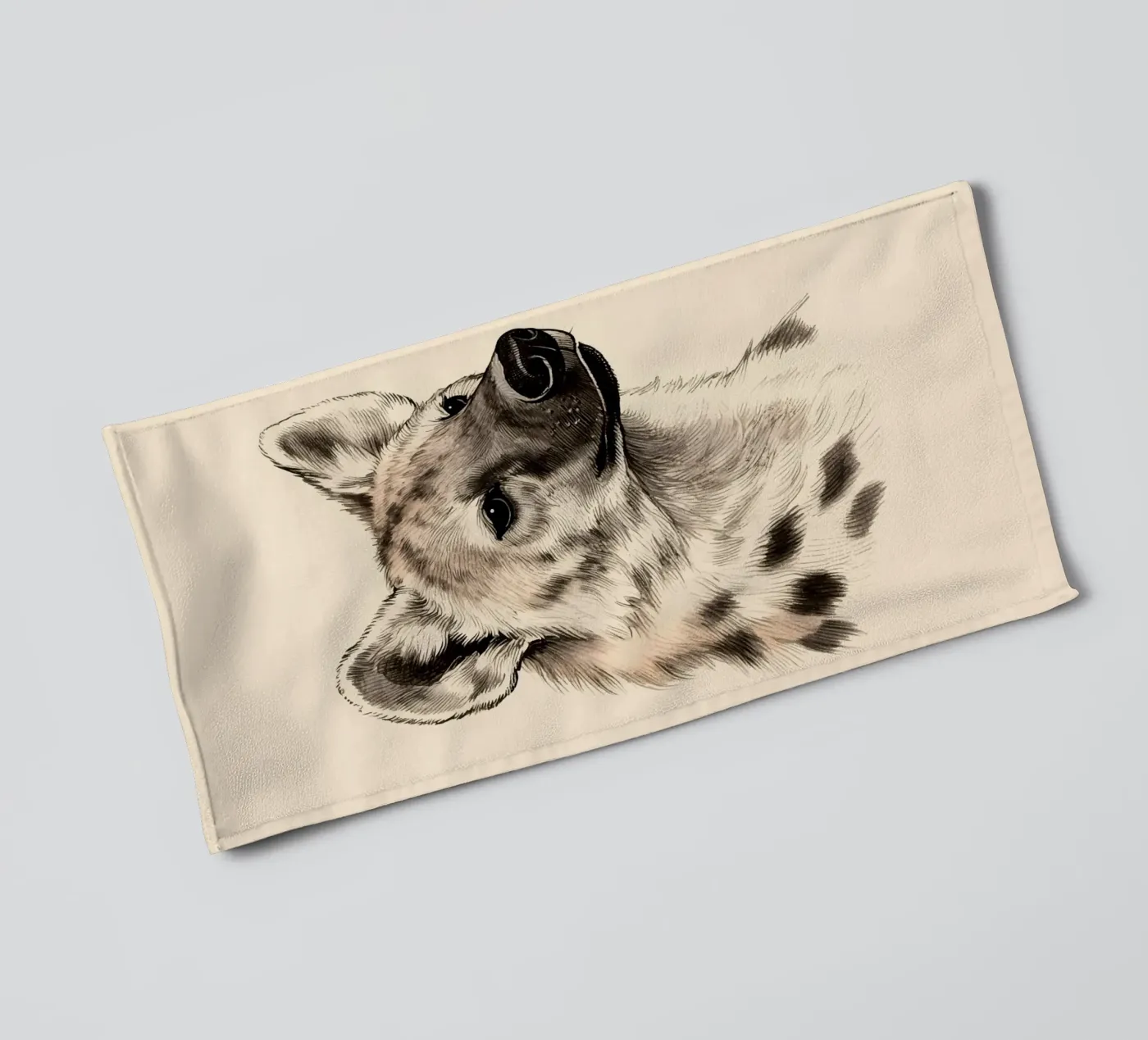 Hyäne Handtuch von knowledge