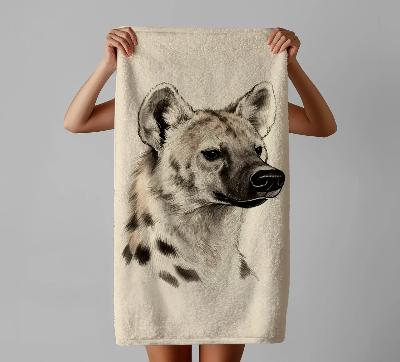 Hyäne Handtuch von knowledge