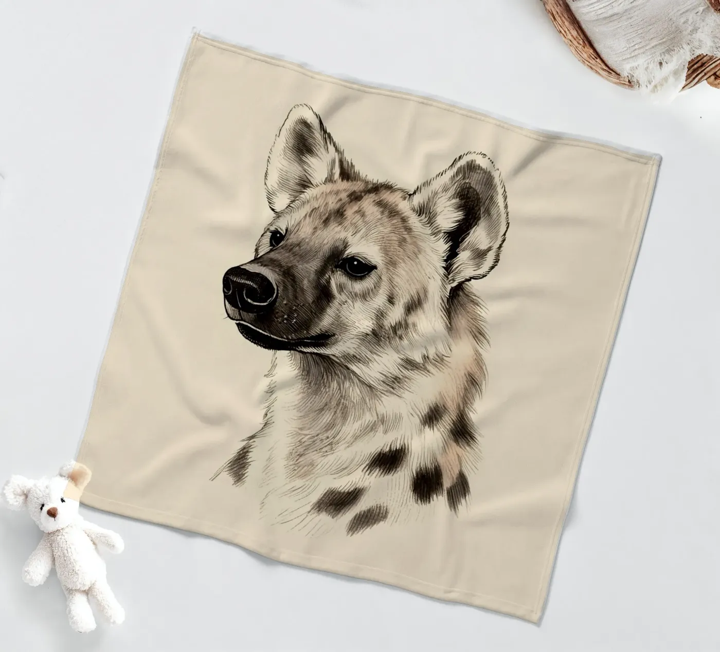 Hyena plaid polaire de knowledge