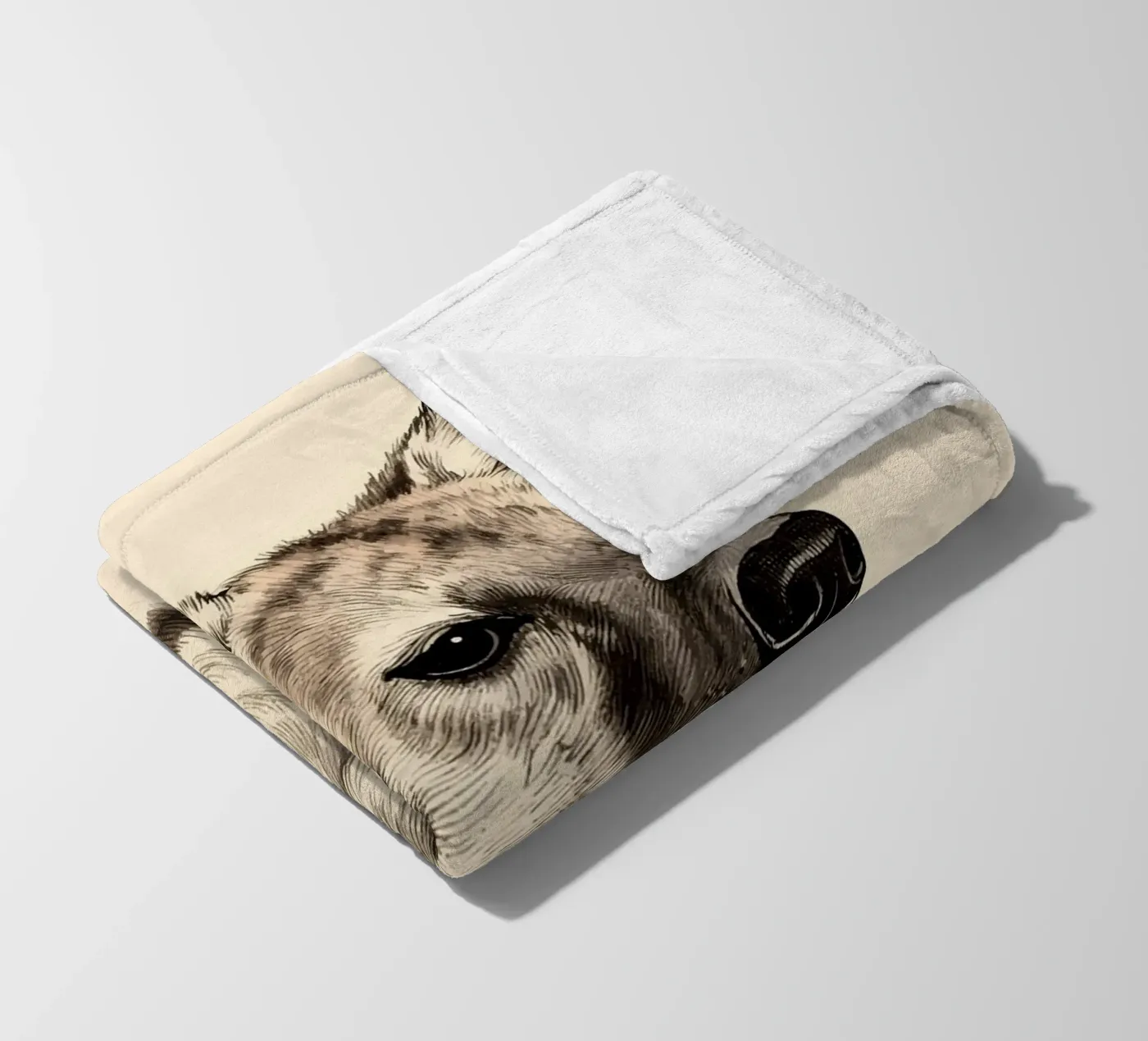 Hyena plaid polaire de knowledge