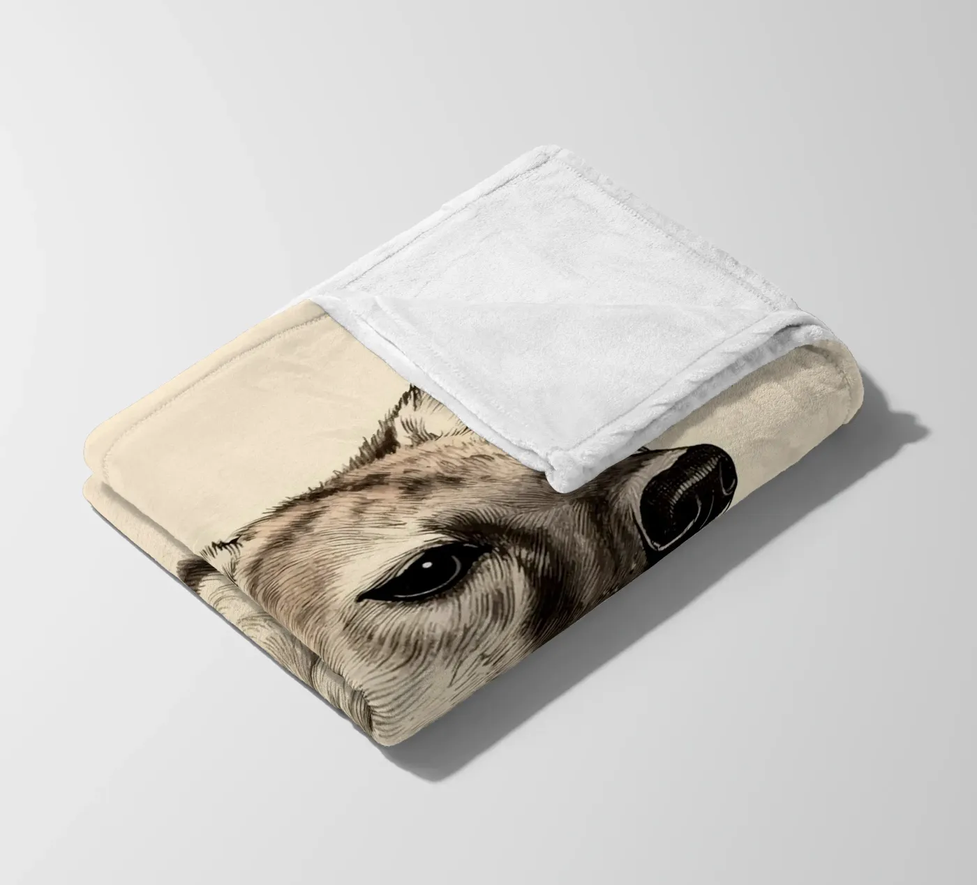 Hyena plaid polaire de knowledge