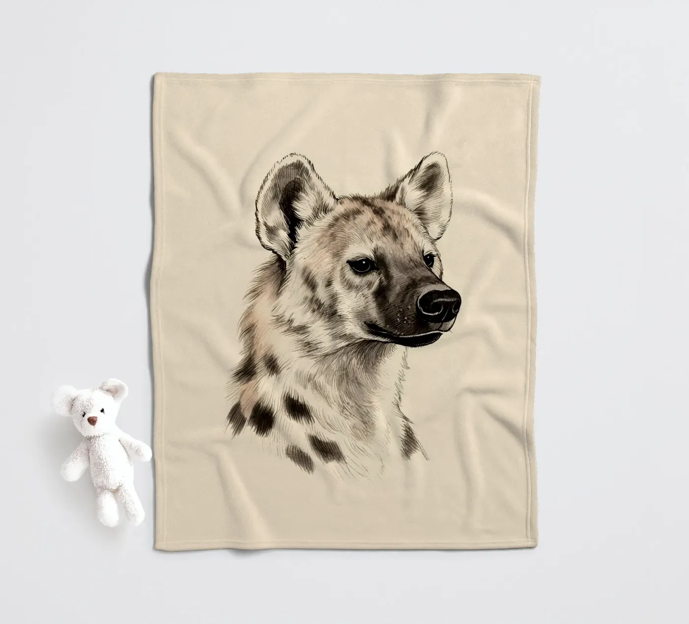 Hyena plaid polaire de knowledge
