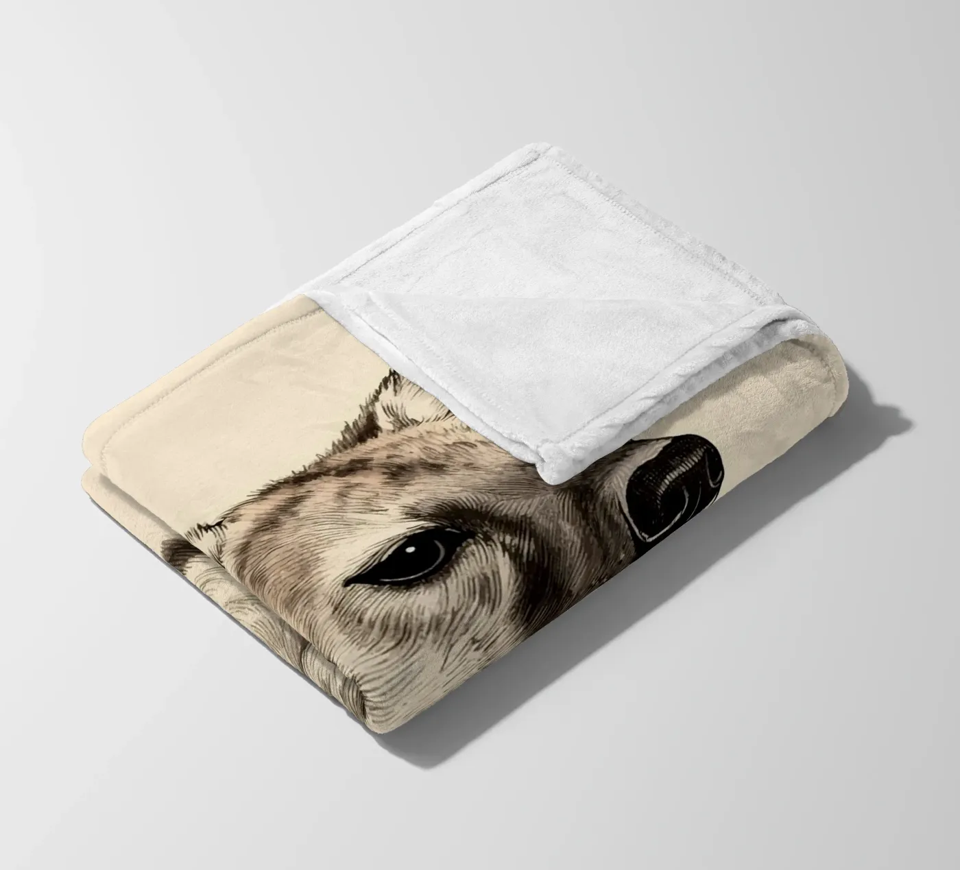 Hyena plaid polaire de knowledge