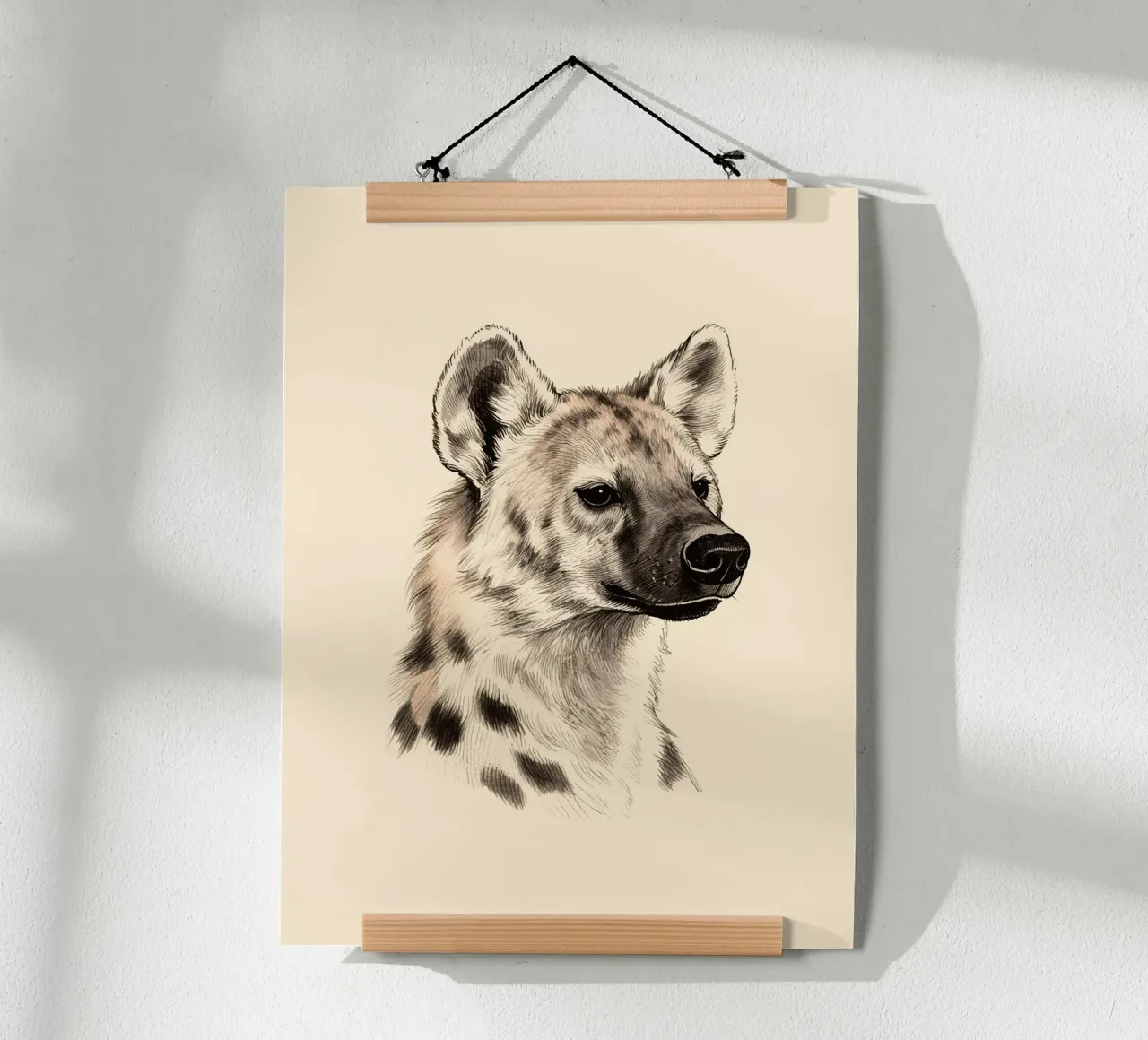 Iena poster con telaio in legno da knowledge