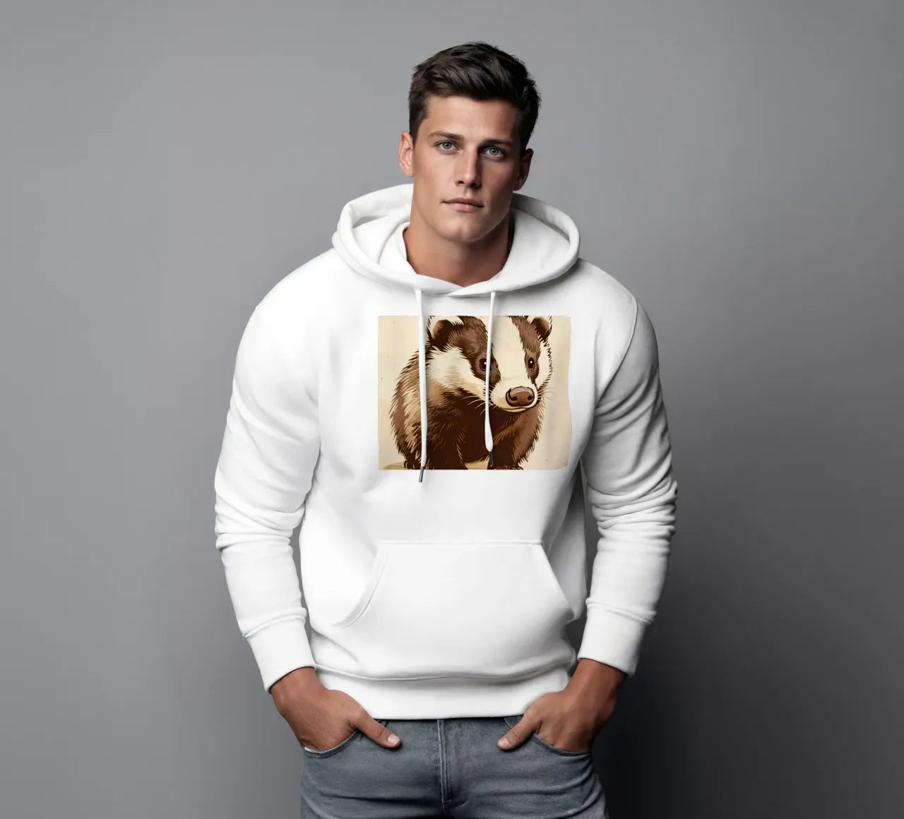 Tasso felpa con cappuccio da knowledge