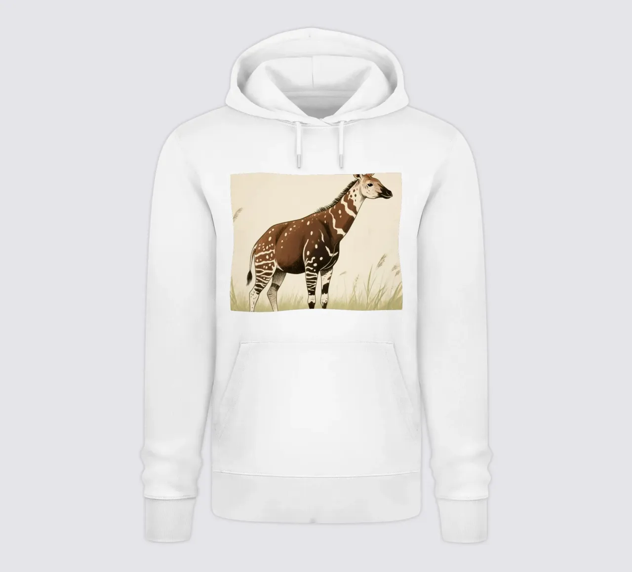 Animale Okapi felpa con cappuccio da knowledge