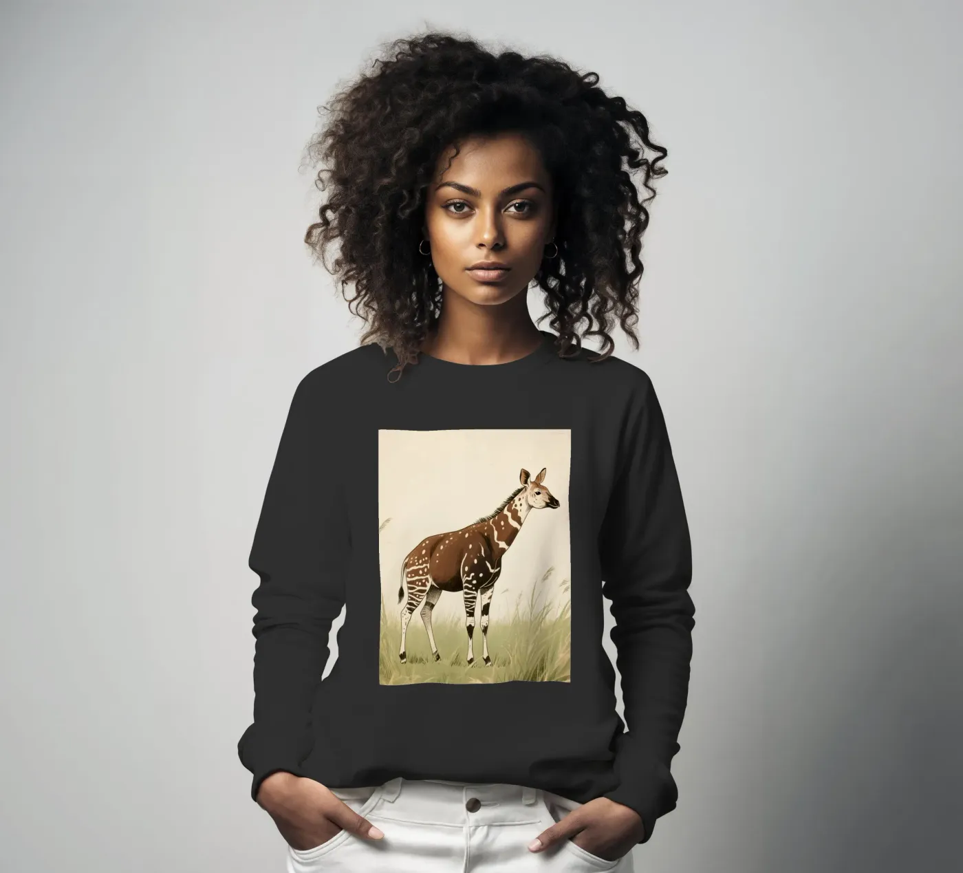 Animale Okapi felpa da knowledge