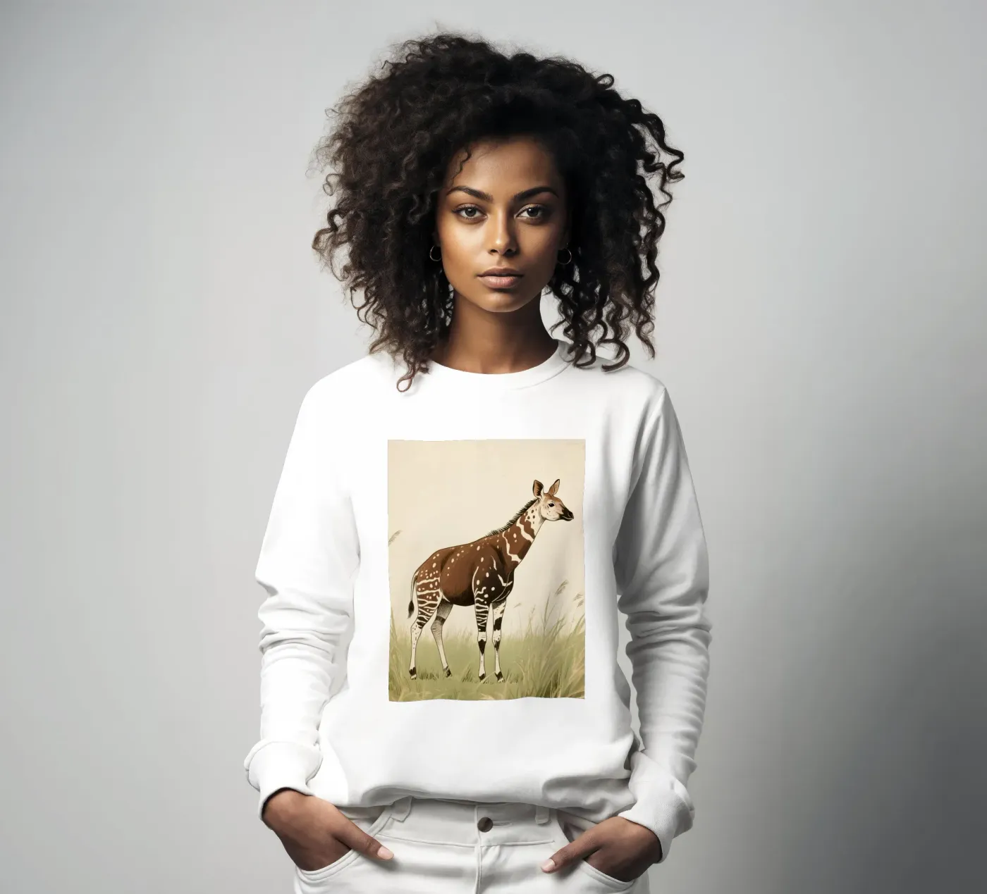 Animale Okapi felpa da knowledge