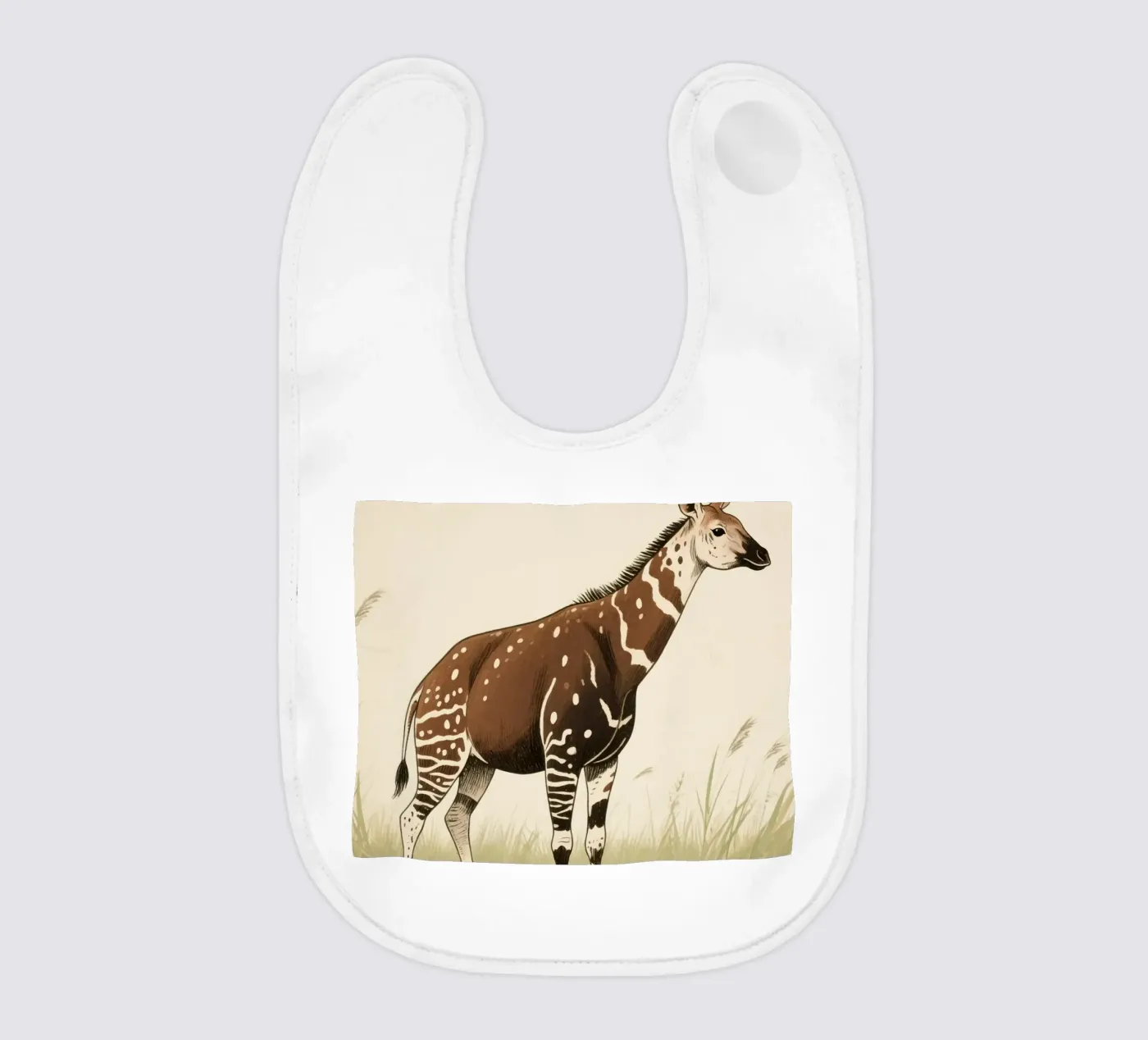 Okapi dier baby slabbetje van knowledge