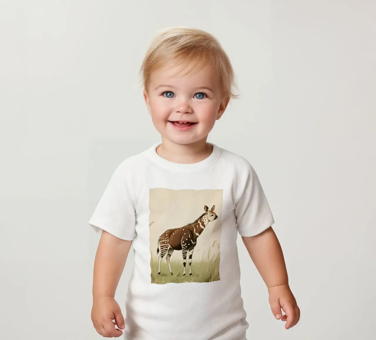 Animale Okapi maglietta neonato da knowledge