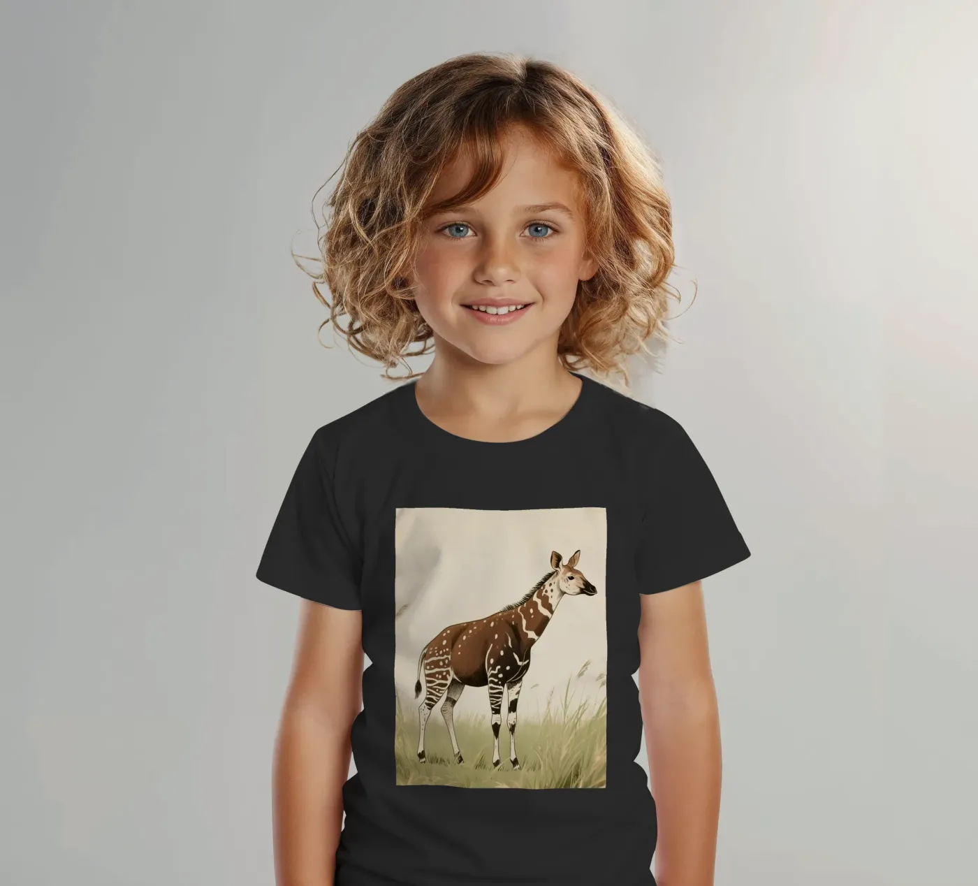 Okapi dier kinder t-shirt van knowledge
